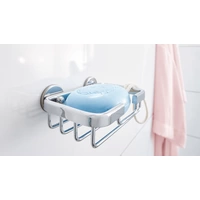 Tesa 40208-00000-00 ALUXX Seifenkorb Klebstoff Chrom (glänzend) Tesa 40208-00000-00 ALUXX Seifenkorb Klebstoff Chrom (glänzend)