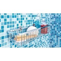 Tesa 40206-00000-00 ALUXX Badablage Klebstoff Chrom (glänzend) Tesa 40206-00000-00 ALUXX Badablage Klebstoff Chrom (glänzend)