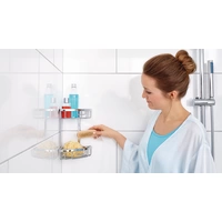 Tesa 40205-00000-00 ALUXX Badablage Klebstoff Chrom (glänzend) Tesa 40205-00000-00 ALUXX Badablage Klebstoff Chrom (glänzend)