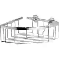 Tesa 40200-00000-00 ALUXX Eckduschkorb Klebstoff Chrom (glänzend) Tesa 40200-00000-00 ALUXX Eckduschkorb Klebstoff Chrom (glänzend)