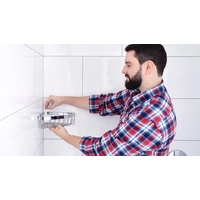 Tesa 40200-00000-00 ALUXX Eckduschkorb Klebstoff Chrom (glänzend) Tesa 40200-00000-00 ALUXX Eckduschkorb Klebstoff Chrom (glänzend)