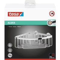 Tesa 40200-00000-00 ALUXX Eckduschkorb Klebstoff Chrom (glänzend) Tesa 40200-00000-00 ALUXX Eckduschkorb Klebstoff Chrom (glänzend)