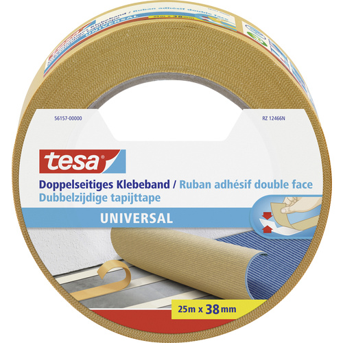 Tesa UNIVERSAL 56157-00000-11 Doppelseitiges Klebeband (L x B) 25m x 38mm 1St.