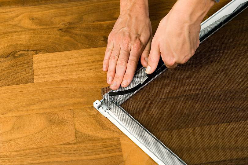 Tesa ALU COMFORT 55192-00003-00 Tür-Fliegengitter (B x H) 1000mm x 2200mm Anthrazit 1St.