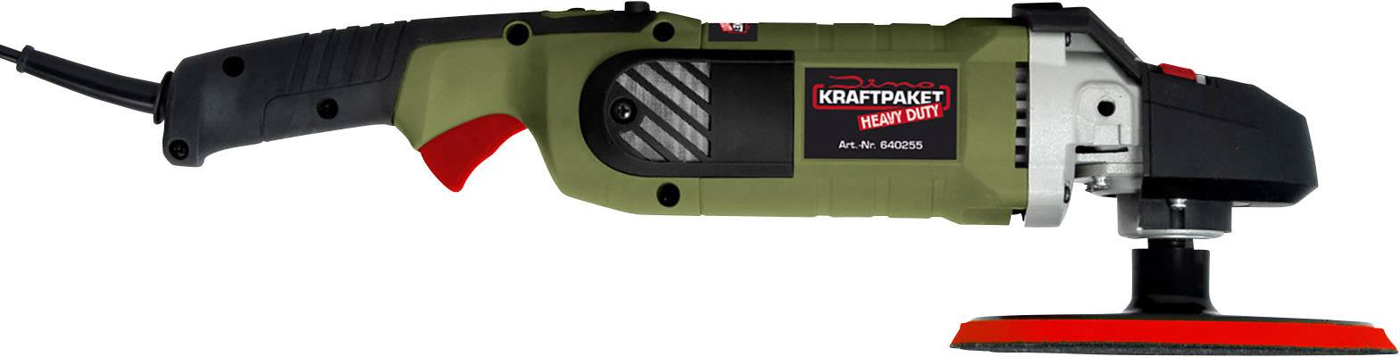 Dino KRAFTPAKET Heavy Duty 1500W 640255 Rotationspoliermaschine 230 V 1400 W 600 - 3000 U/min 180 mm