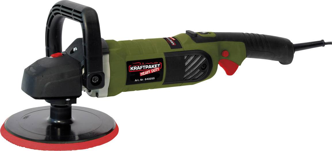 Dino KRAFTPAKET Heavy Duty 1500W 640255 Rotationspoliermaschine 230V 1400W 600 - 3000 U/min 180mm