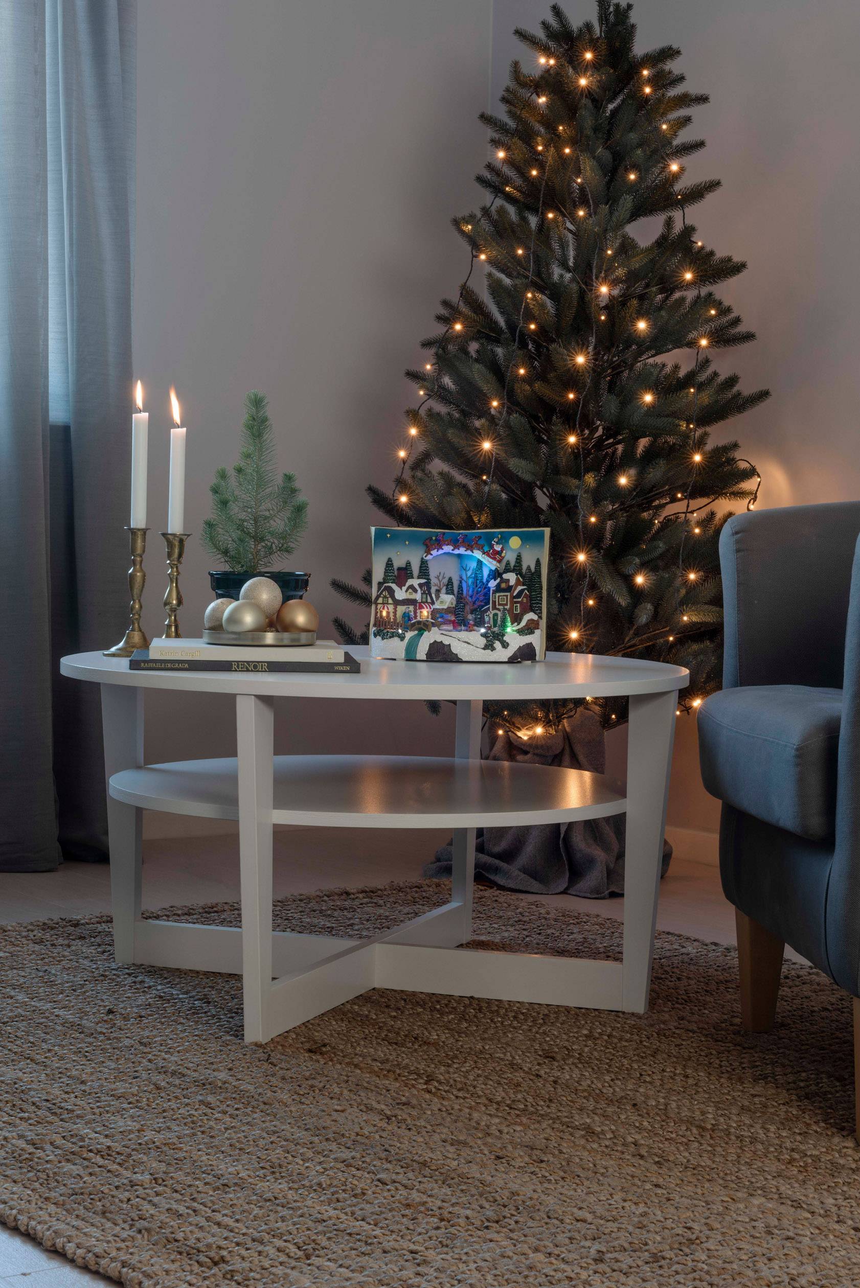 Konstsmide 4218-000 LED-Szenerie Buch mit Kindern RGBW LED Bunt wählbare Energieversorgung, mit Schalter