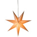 Konstsmide 2910-200 Weihnachtsstern Glühlampe, LED Weiß bestickt, mit ausgestanzten Motiven, mit Sc