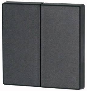 CWIZ-02/09 Eaton xComfort 2-Kanal Tasterwippe Tief-Schwarz (matt)