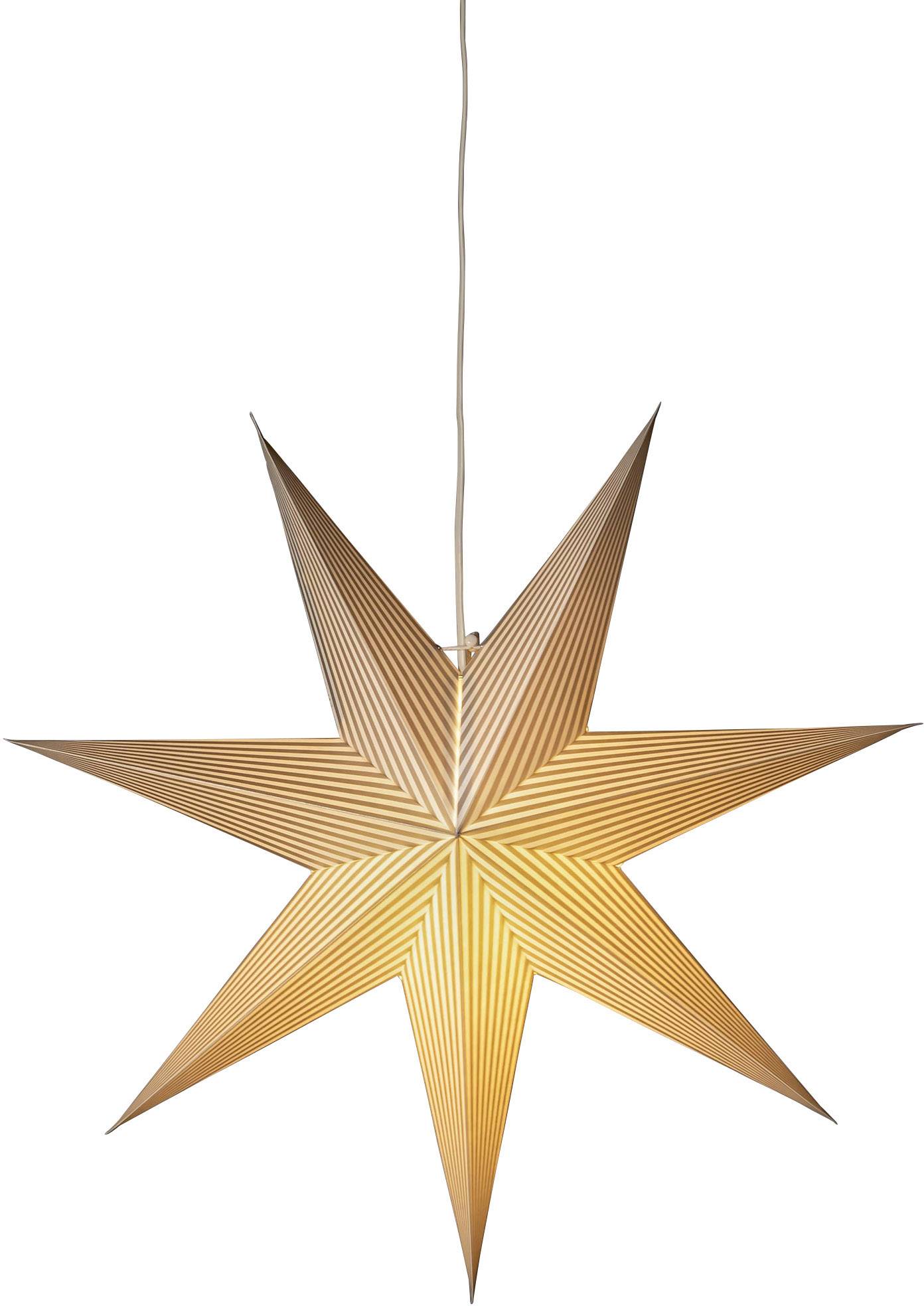 Konstsmide 5906-230 Weihnachtsstern LED Weiß, Silber mit Schalter