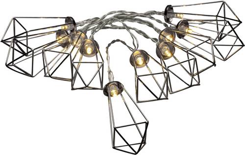Konstsmide 3128-303 Motiv-Lichterkette Rubine Innen batteriebetrieben Anzahl Leuchtmittel 10 LED Bel