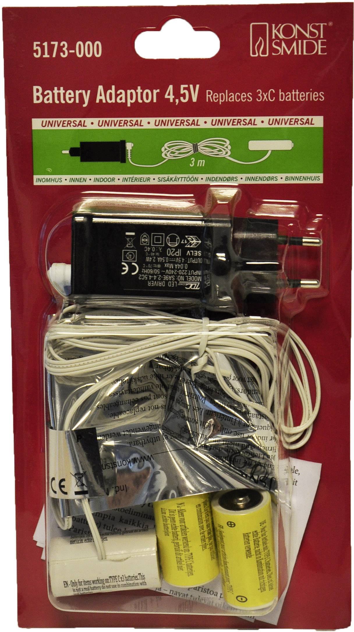 Konstsmide 5173-000 Netzadapter für Batterieartikel Innen netzbetrieben