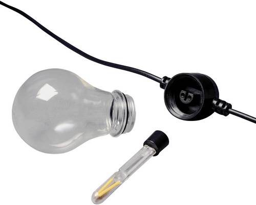 Konstsmide 2391-800 Party-Lichterkette Außen netzbetrieben Anzahl Leuchtmittel 10 LED Beleuchtete L
