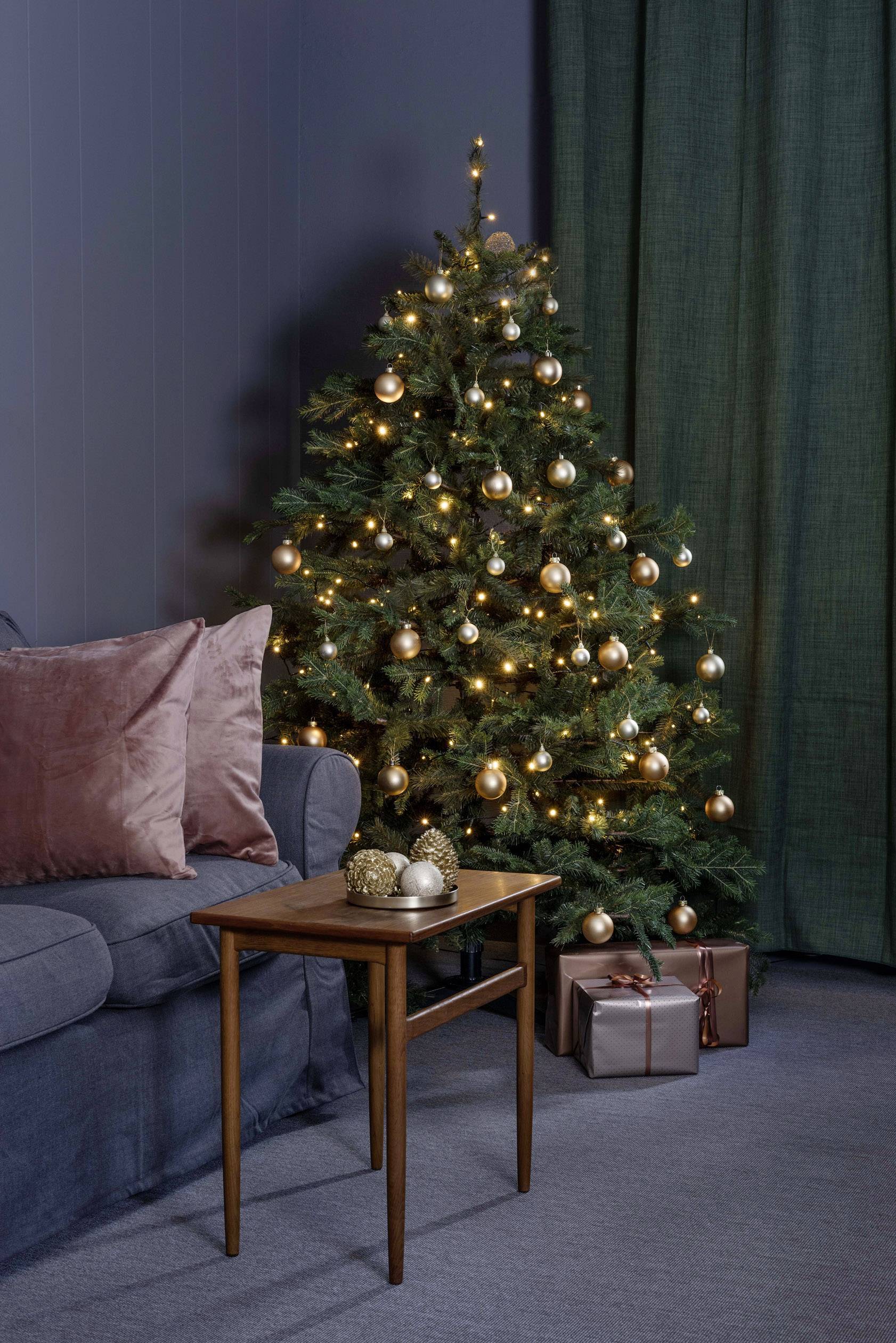 Konstsmide 6554-870 Micro-Lichterkette mit Appsteuerung Innen EEK: G (A - G) netzbetrieben Anzahl Leuchtmittel 100 LED Bernstein