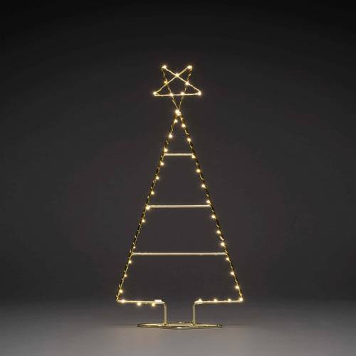 Konstsmide LED-Baum Baum 60cm Messing