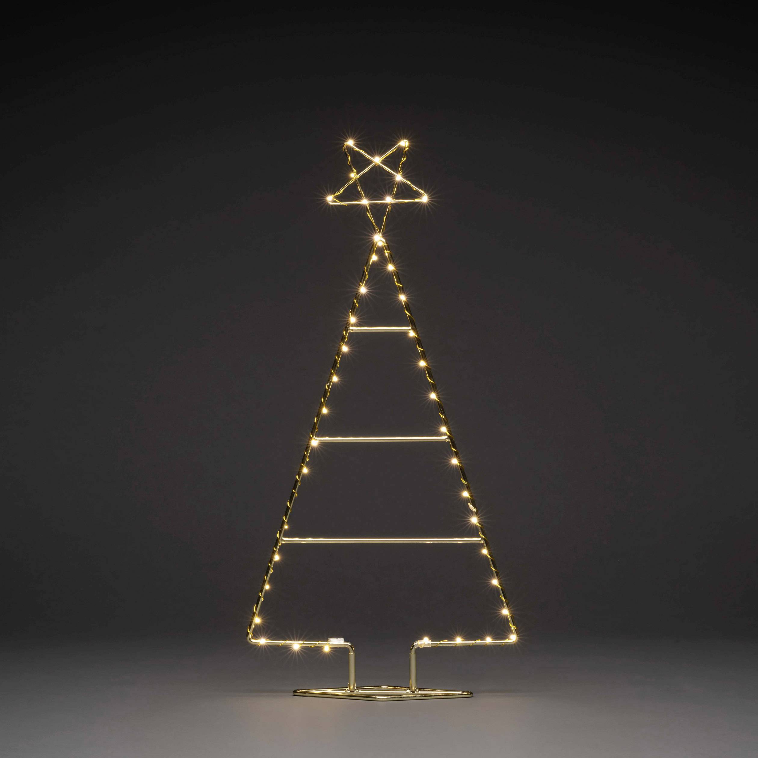 Konstsmide LED-Baum Baum 60 cm Messing