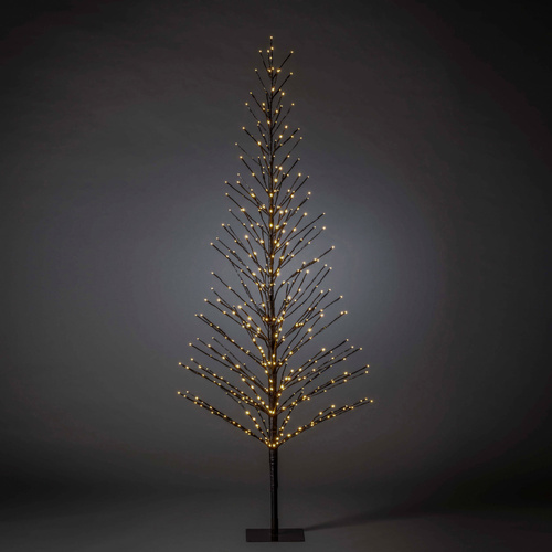Konstsmide LED-Baum Baum 210cm EEK: F (A - G) Bernstein Schwarz
