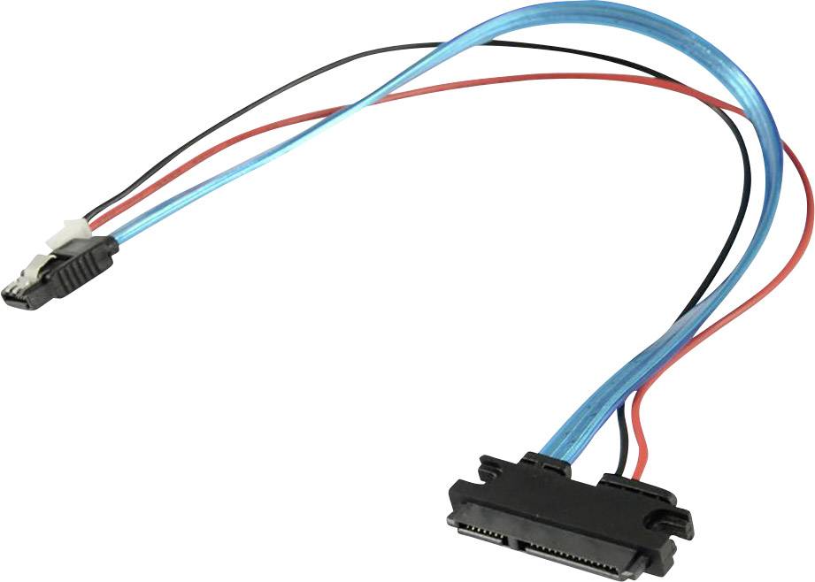 Allnet BananaPI_S-ATA Cable Daten-/Strom-Kabel Banana Pi [1x SATA-Buchse 7pol. - 1x SATA-Kombi-Buchse 7+15pol.] 15.00 cm