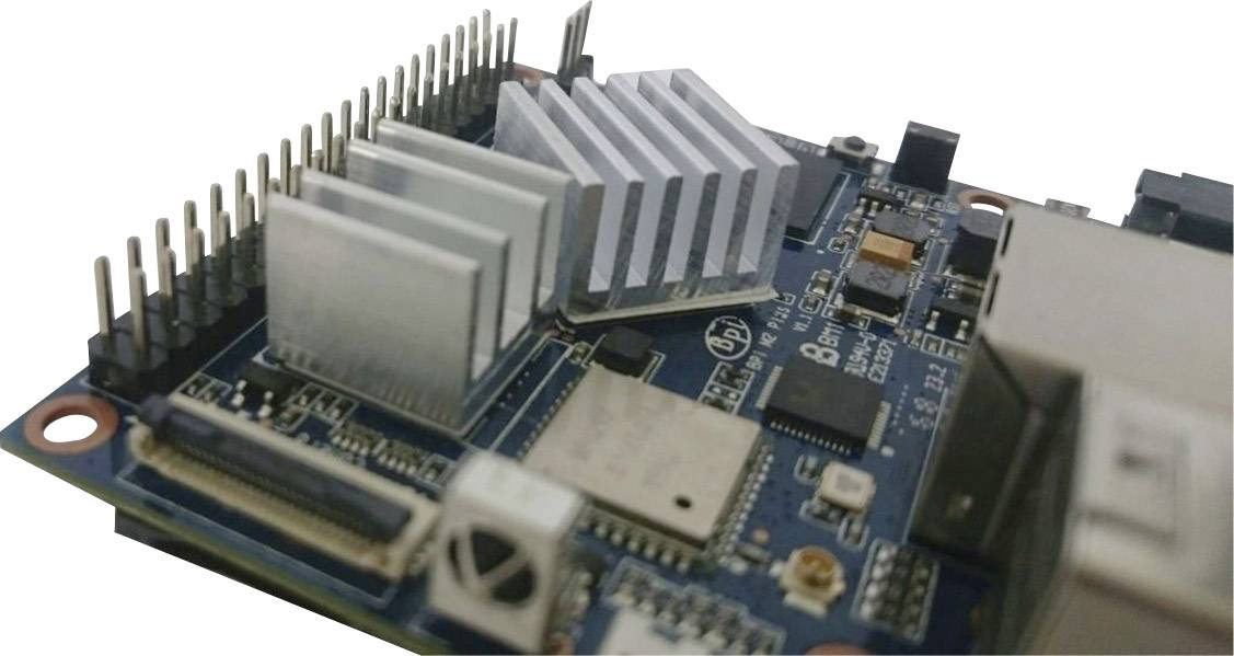 Allnet B0001050002_Heat Sink(aluminum) Kühlkörper Passend für (Entwicklungskits): Banana Pi