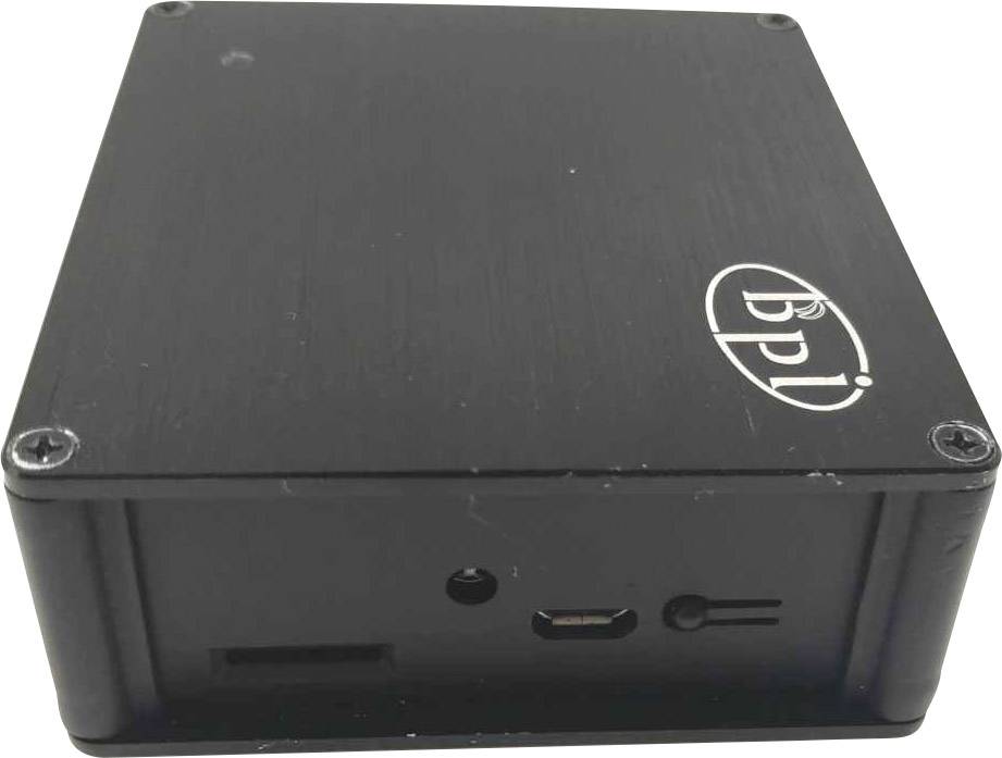 Banana PI BPi-M2+_Metal _housing SBC-Gehäuse Passend für: Banana Pi Schwarz