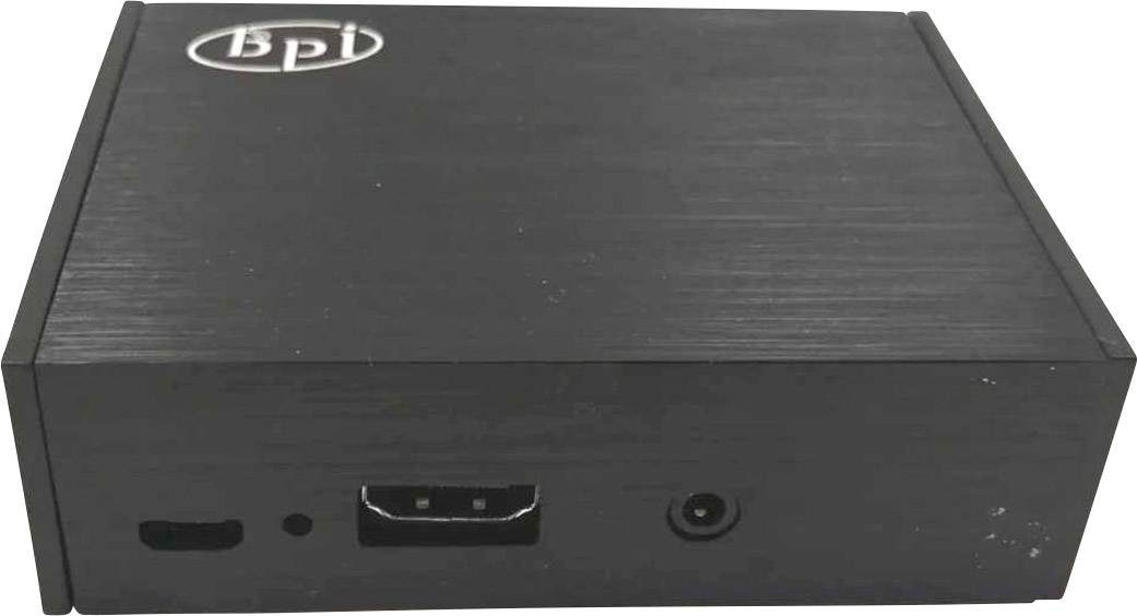 Banana PI BPi-M2+_Metal _housing SBC-Gehäuse Passend für: Banana Pi Schwarz