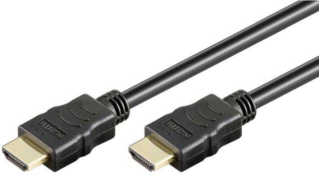 High Speed HDMI Kabel mit Ethernet, mit Verstärker, 25m, schwarz