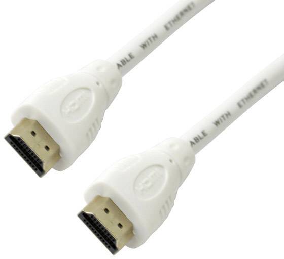 Techly ICOC-HDMI-4-005NWT, 0,5 m, HDMI Typ A (Standard), HDMI Typ A (Standard), 3D, Audio Return Channel (ARC), Weiß