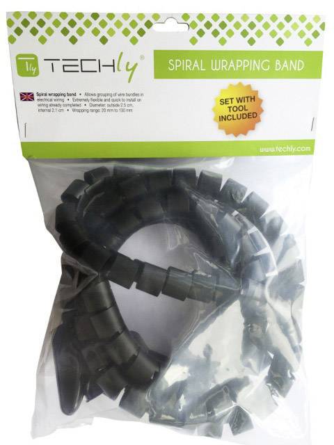 TECHly ISWT-KIT-BK ISWT-KIT-BK Kabelbündelhalter 25 mm (max) Schwarz 1 St.
