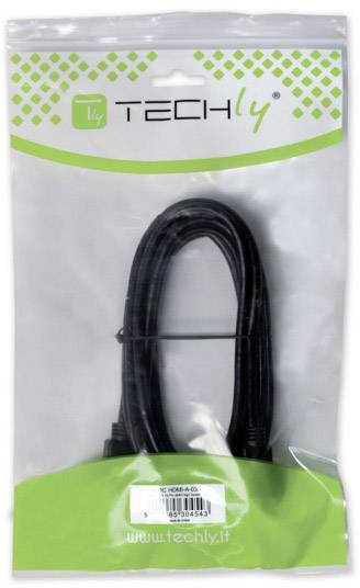 TECHly DisplayPort Anschlusskabel 1.00 m Schwarz ICOC-DSP-A14-010 DisplayPort-Kabel