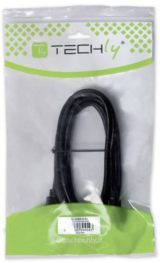 TECHly DisplayPort Anschlusskabel 0.50 m Schwarz ICOC-DSP-A-005 DisplayPort-Kabel