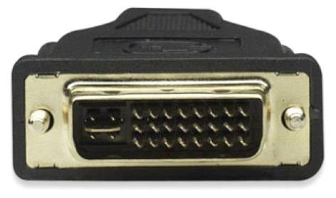 TECHly DVI Anschlusskabel DVI-I 24+5pol. Stecker, DVI-I 24+5pol. Stecker 1.80 m Schwarz ICOC-DVI-8900 DVI-Kabel