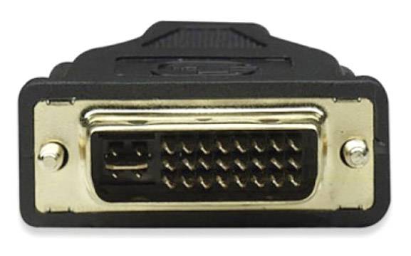 TECHly DVI Anschlusskabel DVI-I 24+5pol. Stecker, DVI-I 24+5pol. Stecker 1.80 m Schwarz ICOC-DVI-8900 DVI-Kabel