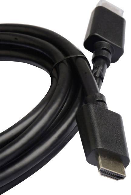 TECHly HDMI Anschlusskabel HDMI-A Stecker, HDMI-A Stecker 2.00 m Schwarz ICOC-HDMI21-8-020 HDMI-Kabel