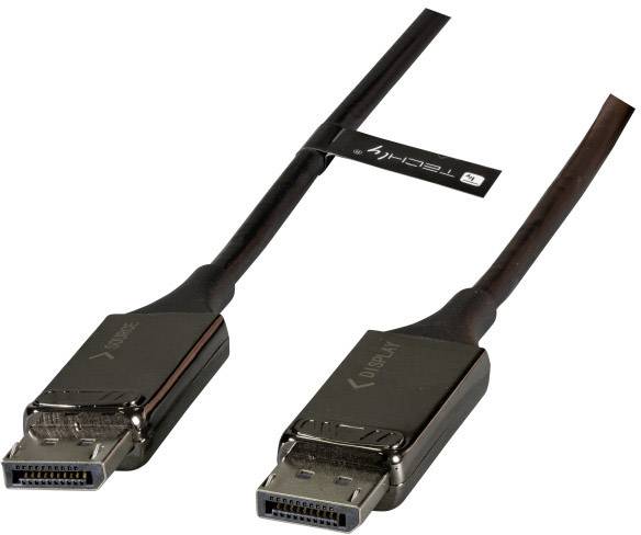 TECHly DisplayPort Anschlusskabel 20.00 m Schwarz ICOC-DSP-HY-020 DisplayPort-Kabel