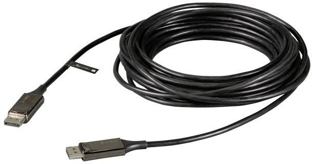 TECHly DisplayPort Anschlusskabel 20.00 m Schwarz ICOC-DSP-HY-020 DisplayPort-Kabel