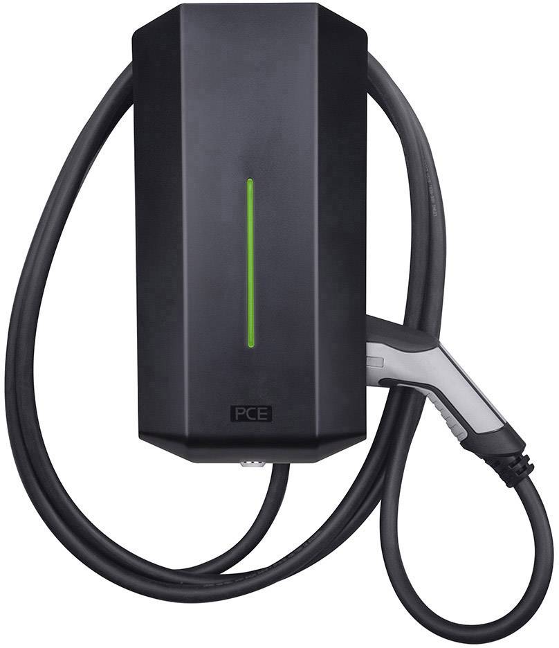 PCE Wallbox Typ 2 Mode 3 32A Anzahl Anschlüsse 1 22kW RFID, Schlüsselschalter
