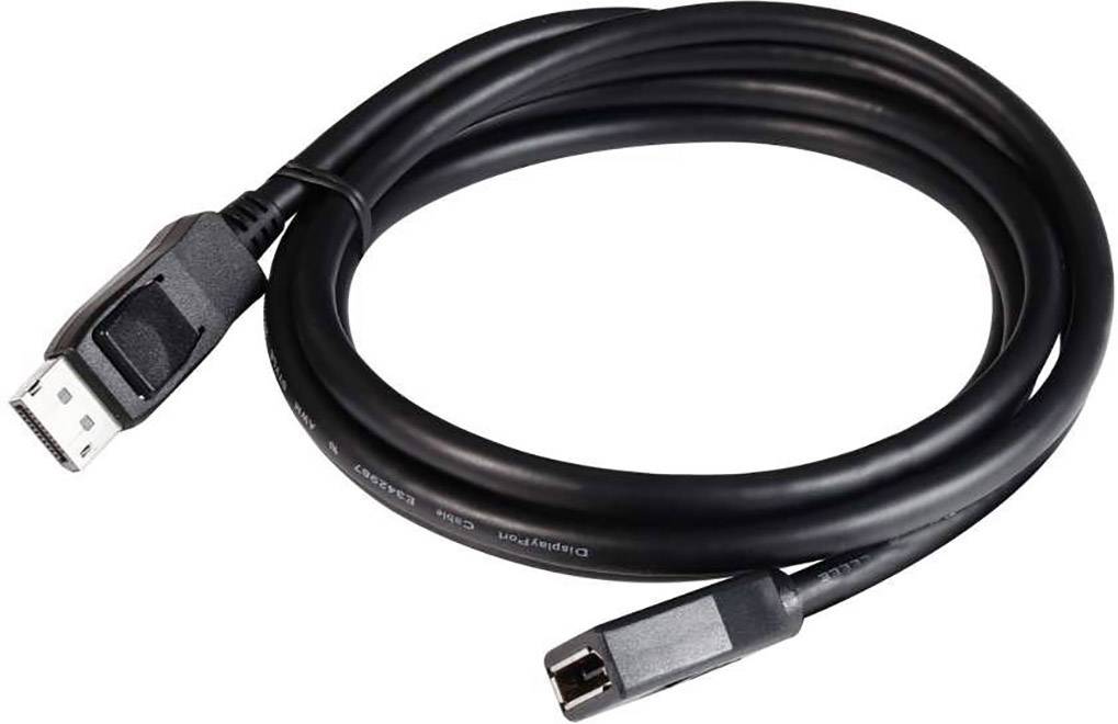 Club3D DisplayPort Verlängerungskabel DisplayPort Stecker, DisplayPort Buchse 2.00 m Schwarz CAC-10