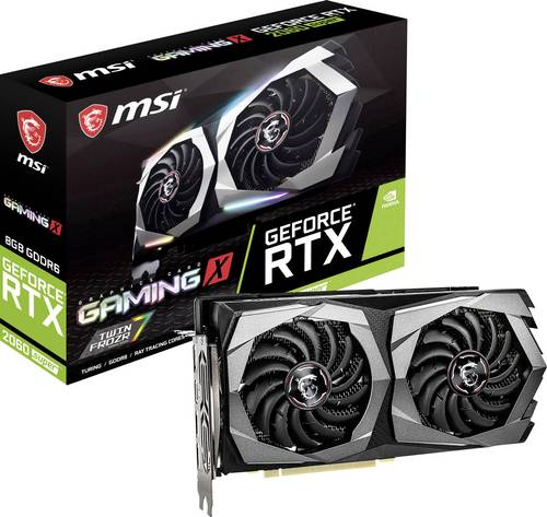 MSI Gaming Grafikkarte Nvidia GeForce RTX2060S SUPER Gaming X 8GB GDDR6-RAM PCIe x16 HDMI®, Display
