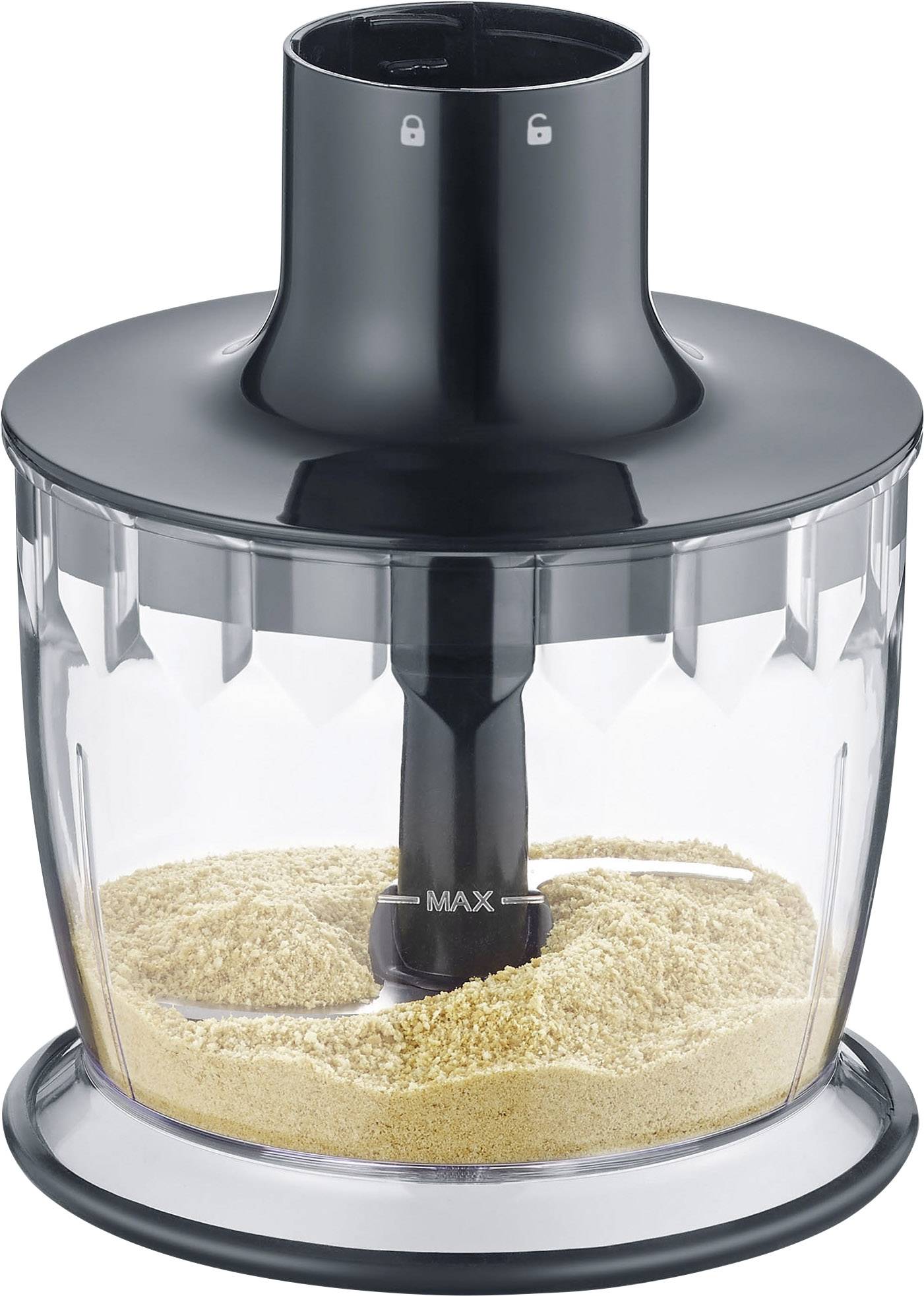 Graef HB502EU Stabmixer 800 W Schneebesenaufsatz, Turbofunktion Schwarz