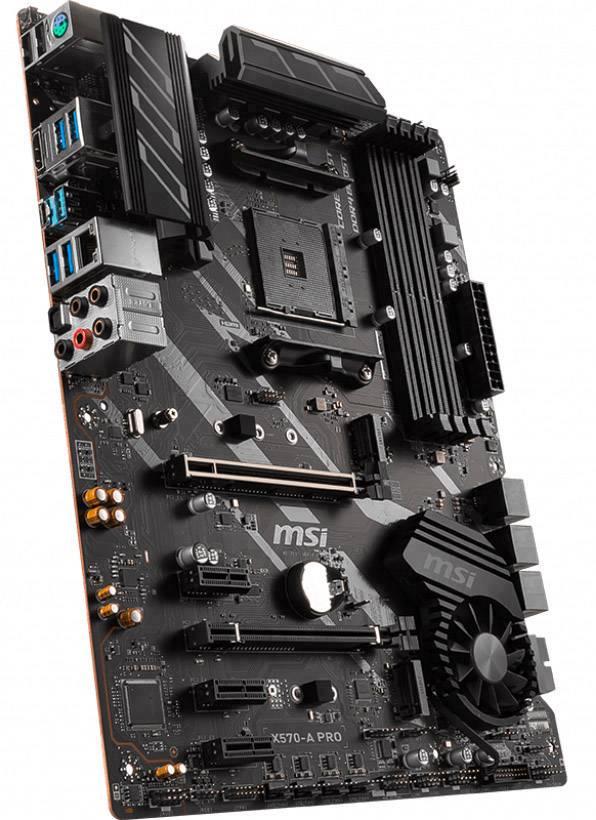 MSI Gaming X570-A Pro Mainboard Sockel (PC) AMD® AM4 Formfaktor (Details) ATX Mainboard-Chipsatz AMD® X570