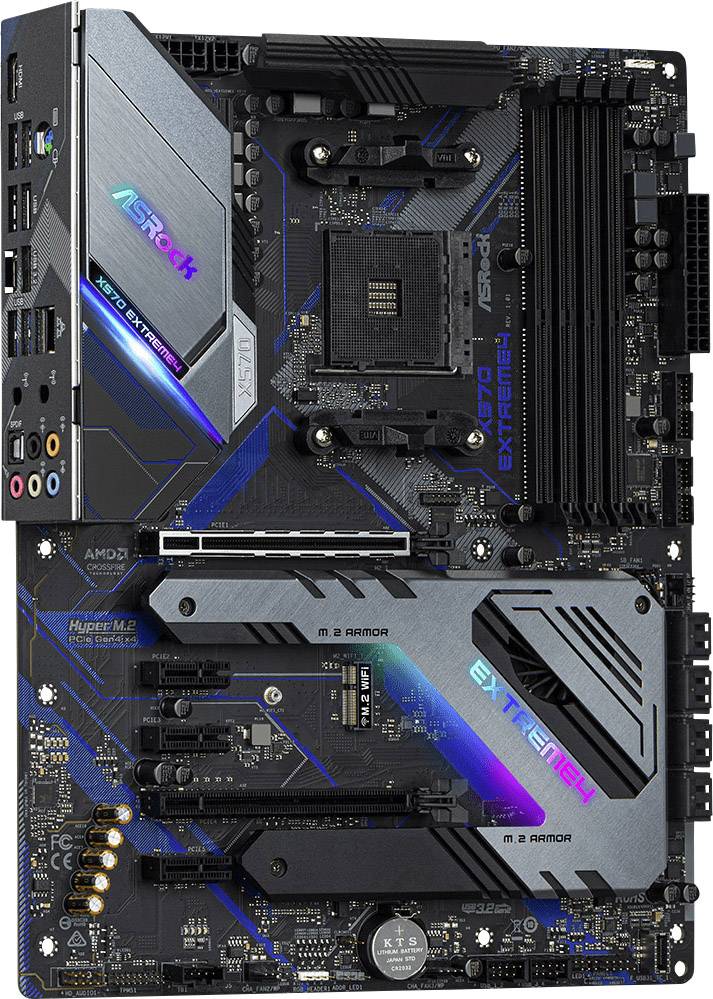 ASRock X570 Extreme 4 Mainboard Sockel AMD AM4 Formfaktor ATX Mainboard-Chipsatz AMD® X570