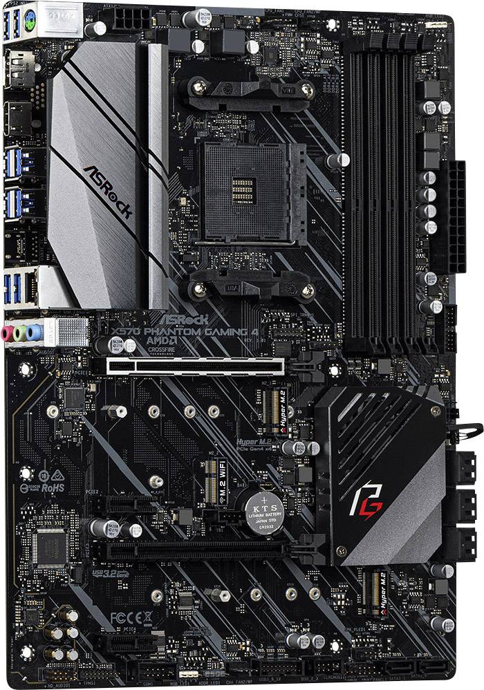ASRock X570 Phantom Gaming 4 Mainboard Sockel (PC) AMD® AM4 Formfaktor (Details) ATX Mainboard-Chipsatz AMD® X570