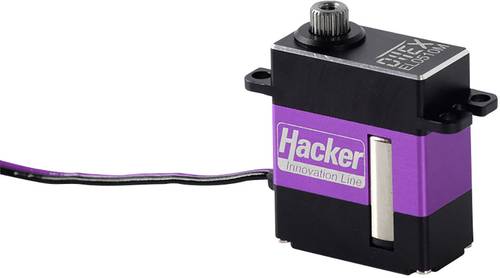 Hacker Micro-Servo DITEX EL0510M Getriebe-Material: Stahl
