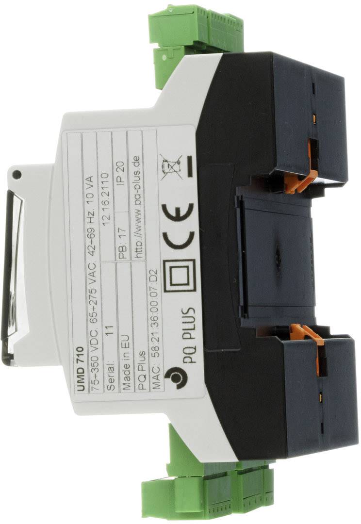 PQ Plus UMD 709 Digitales Hutschienenmessgerät UMD 709 (UH: 230V / UM:1000V/ 5A)