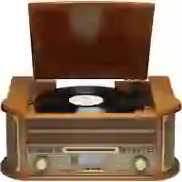 Denver MRD-51 USB-Plattenspieler Riemenantrieb Holz Denver MRD-51 USB-Plattenspieler Riemenantrieb Holz