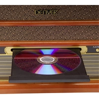 Denver MRD-51 USB-Plattenspieler Riemenantrieb Holz Denver MRD-51 USB-Plattenspieler Riemenantrieb Holz