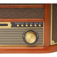 Denver MRD-51 USB-Plattenspieler Riemenantrieb Holz Denver MRD-51 USB-Plattenspieler Riemenantrieb Holz