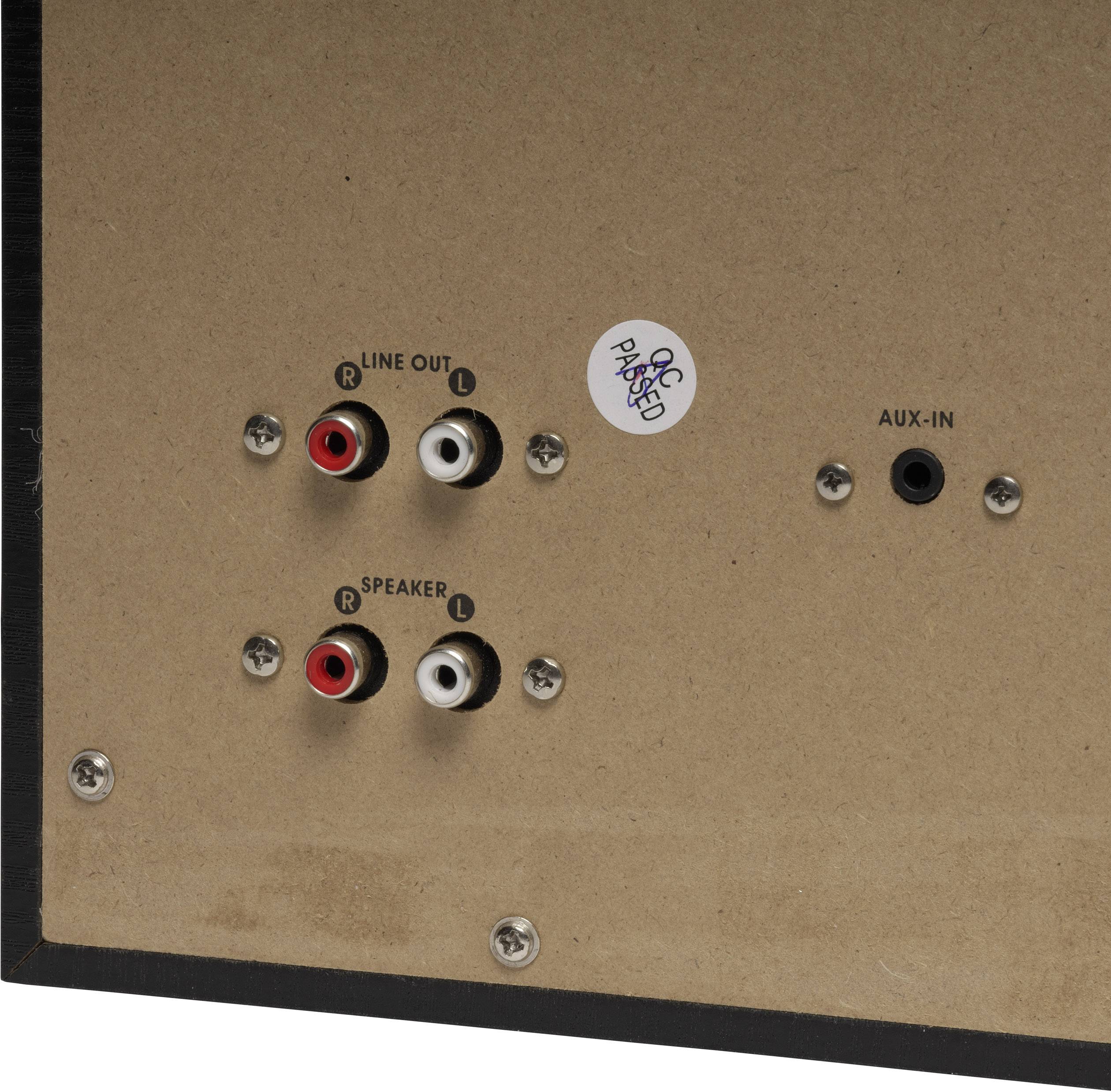 Denver MRD-165 Stereoanlage AUX, CD, DAB+, Kassette, Plattenspieler, UKW, SD, USB, Aufnahmefunktion 2 x 2 W Silber