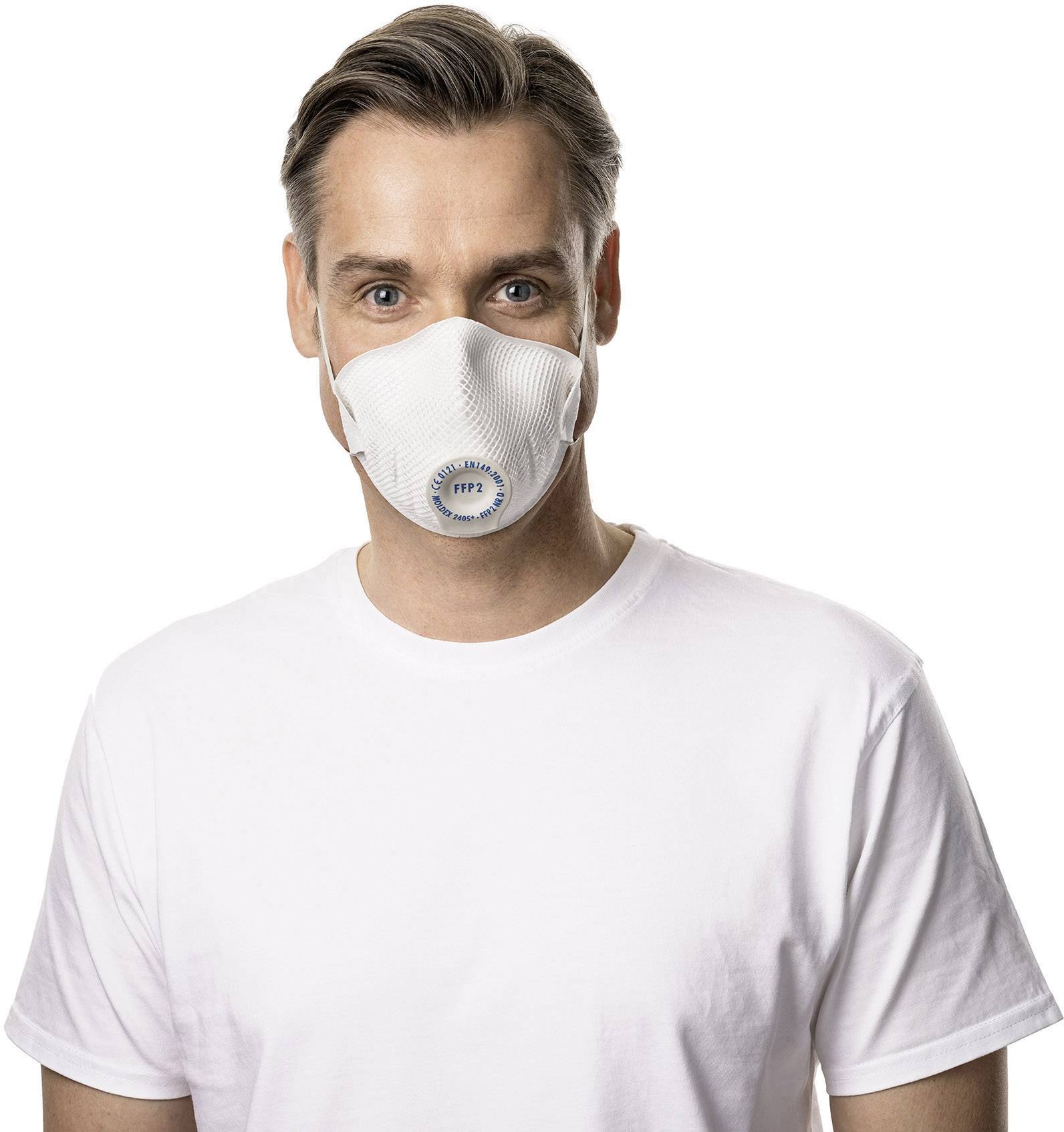 Moldex Klassiker 240515 Feinstaubmaske mit Ventil FFP2 D 20 St. EN 149:2001, EN 149:2009 DIN 149:2001, DIN 149:2009