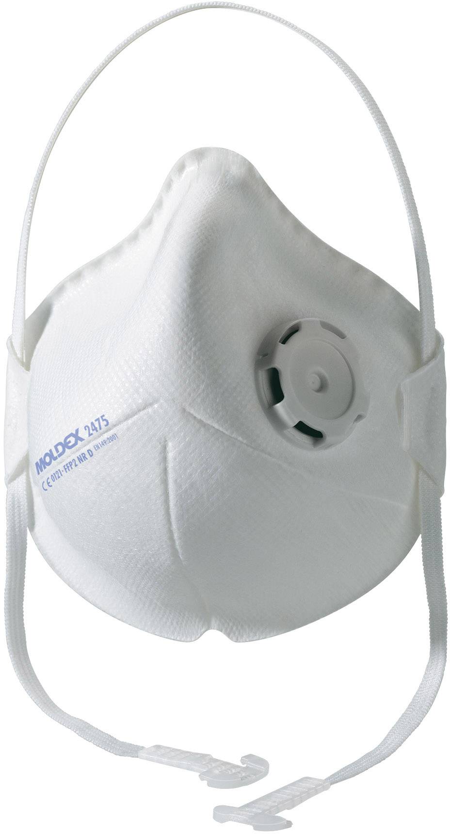 Moldex Smart Pocket 247501 Feinstaubmaske mit Ventil FFP2 D 10 St. EN 149:2001, EN 149:2009 DIN 149:2001, DIN 149:2009